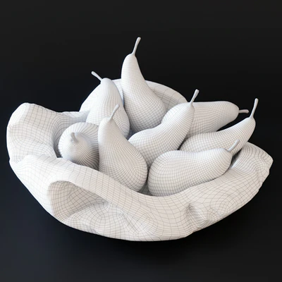 Decorative dish with pears — Ver 2