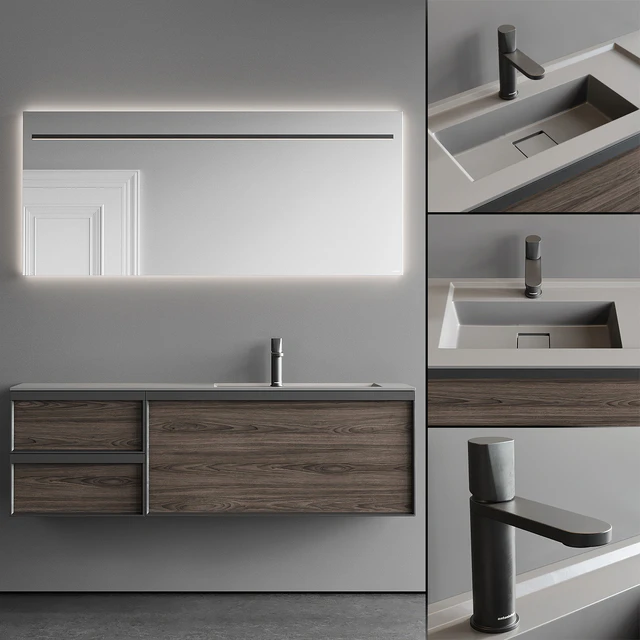 Antonio Lupi Bemade Vanity Unit Set 2 — Скачать