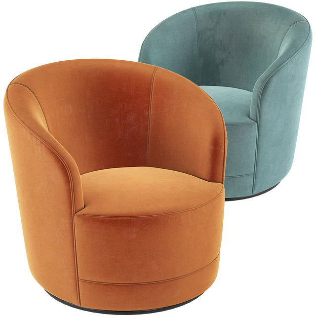 Crate and Barrel Infiniti Swivel Chair — Descargar