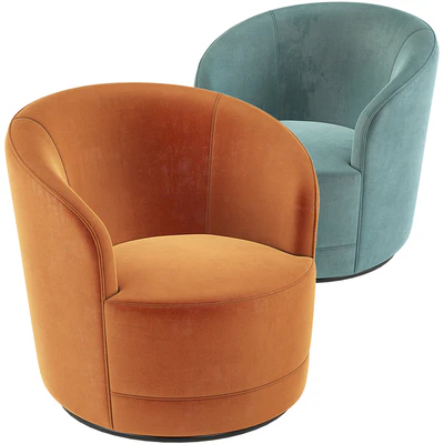 Crate and Barrel Infiniti Swivel Chair — Ver 2