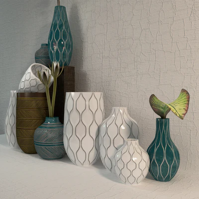 Linework Vases – Honeycomb west elm — Вид 2