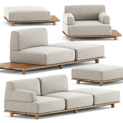 Palco sofa module set 1 by Kristalia — Ver 1
