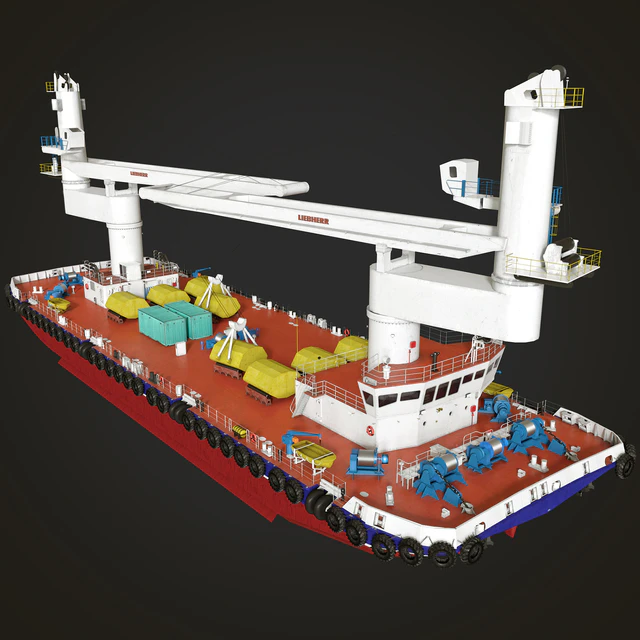 Crane barge — Descargar