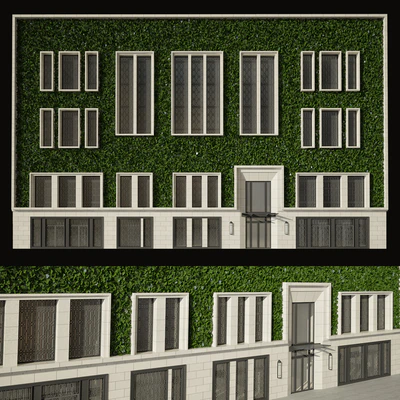 The facade of the building — Ver 1