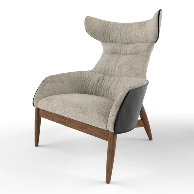 Ritzwell Beatrix Fabric Leather Armchair — Descargar