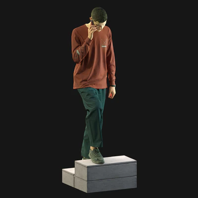 3d scan man 13 — Вид 3