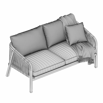 Outdoor Garden Woven Lounge 2 seater Sofa by Kettler — Ver 2