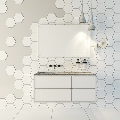 Bathroom furniture Berloni Bagno Manhattan 24 — Ver 2