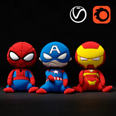 Marvel soft toys superheroes — Ver 1
