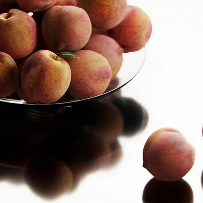 Peaches on a plate — Ver 3