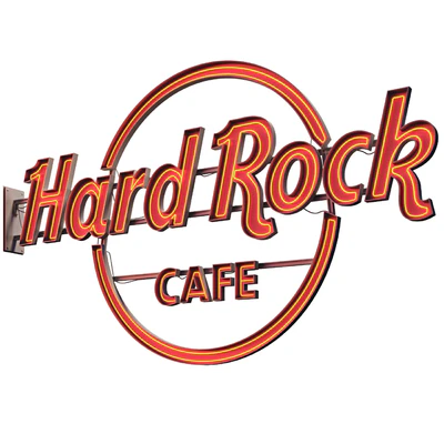 Неоновая вывеска Hard Rock cafe — Вид 1