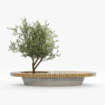 bench flowerbed — Вид 2