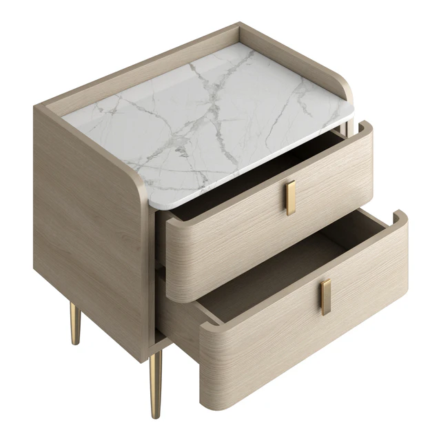 Light luxury bedside table — Descargar