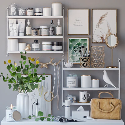 Decorative set for a dressing table — Ver 1