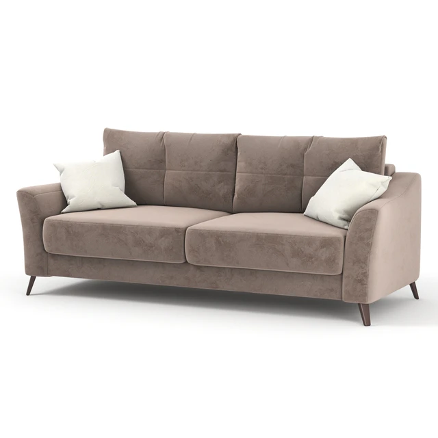 Sofa - bed Amelie from Hoff. Gray, yellow, brown upholstery options, velor. — Descargar