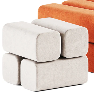 Drova Pouf 4 and 6 by Woo Furniture / Пуф — Вид 3