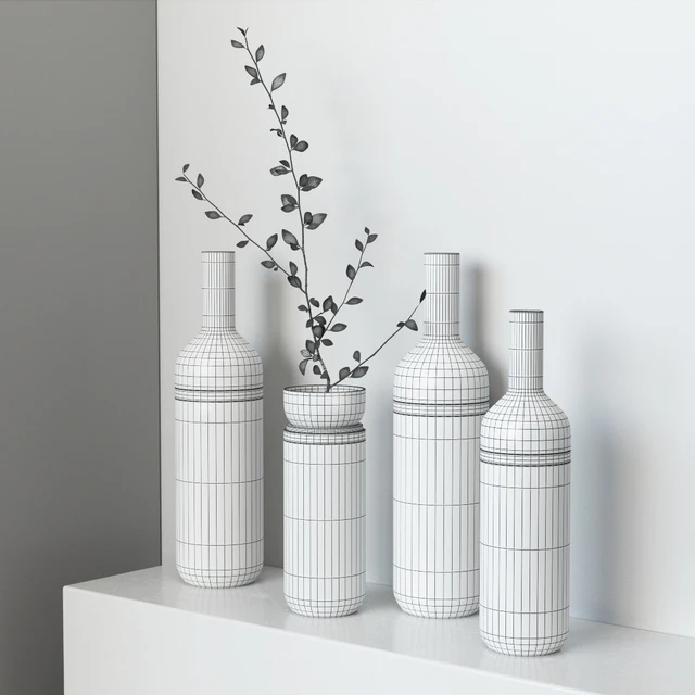 Bottle Vase Duo set dekotivnyh vases — Descargar