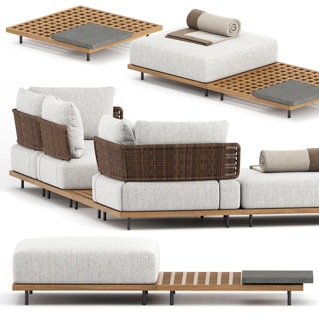 QUADRADO OUTDOOR SOFA by Minotti — Descargar