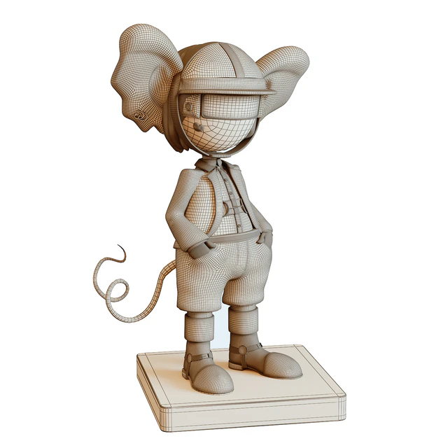 Gucci cartoon hipster toys Sculpture — Descargar