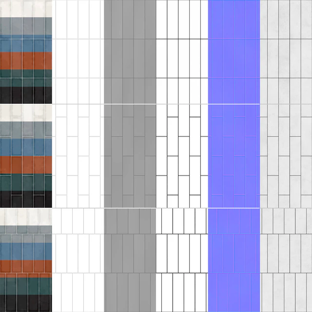 Сeramic Tiles Set 001 — Скачать