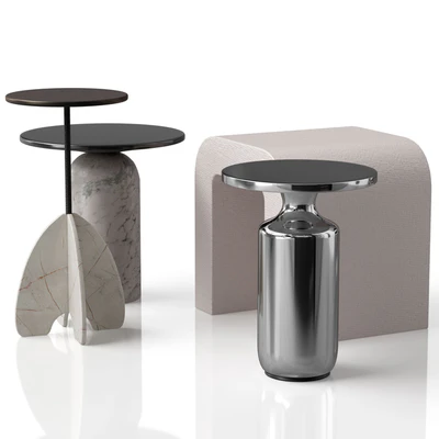 Приставные столики SPAZIO, MARTINI, CHEVAL POLISHED от CB2 — Вид 2