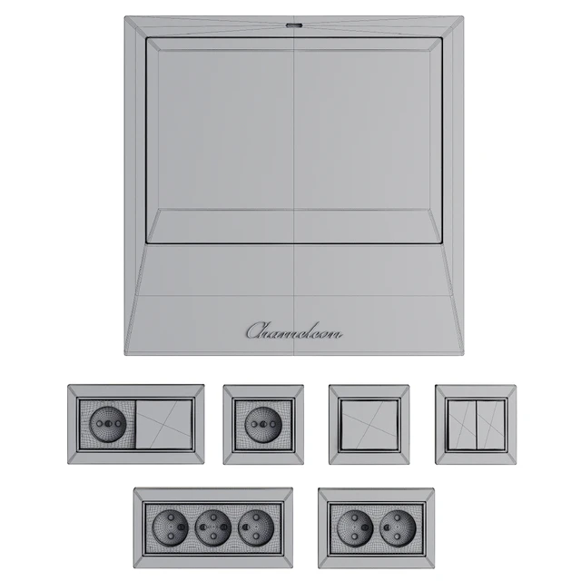 Set of electrical equipment in the hallway / Video intercom Chameleom Model S # 11 — Descargar