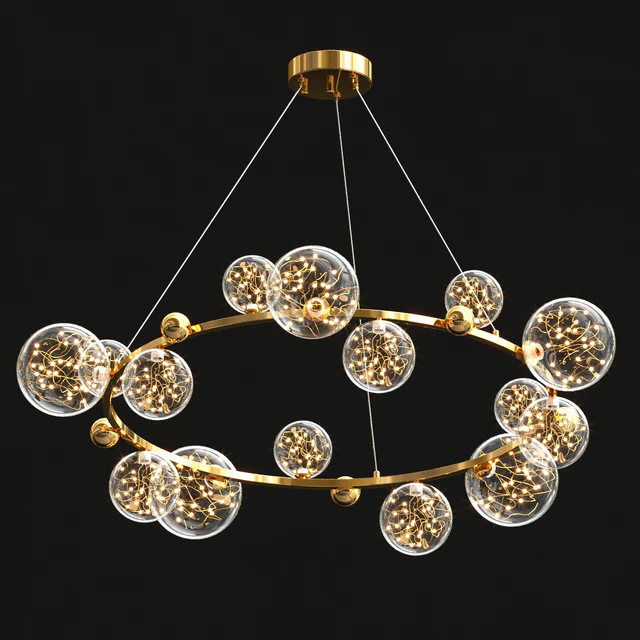 Nordic glass ball chandelier — Descargar