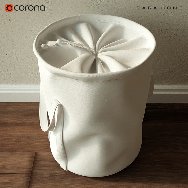 Корзина из ткани ZARAHOME — Скачать