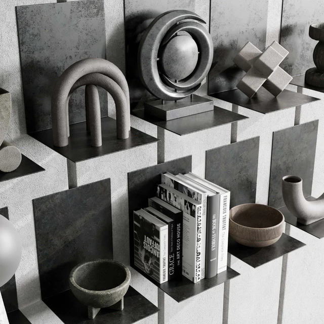 Metal Shelves Decorative With Book - metal Rack — Скачать