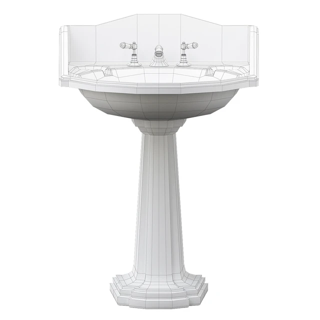 Devon&Devon OXFORD Pedestal washbasin — Скачать