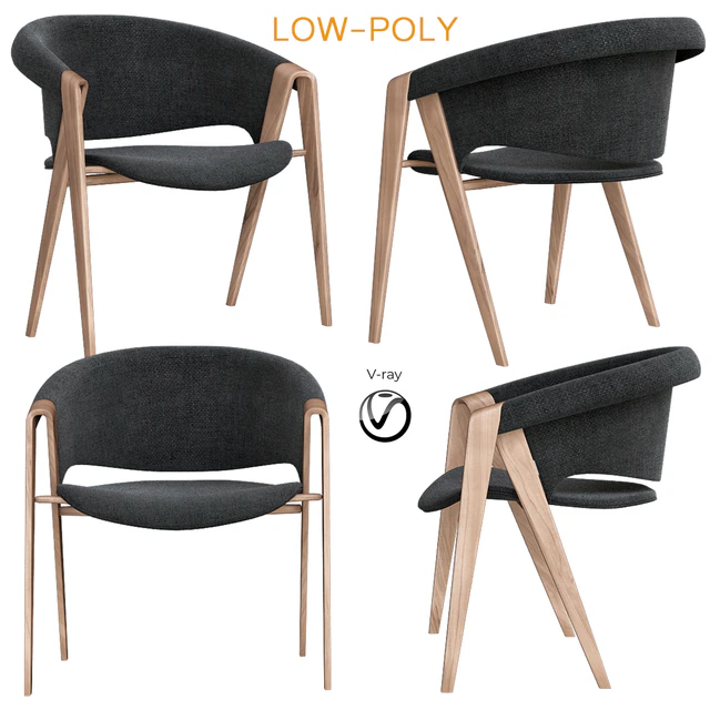 Voglauer SPIRIT Chair (low poly) — Descargar