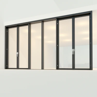 Panoramic glazing. Stained glass window 21 — Ver 2