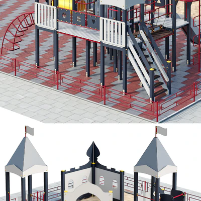 Playground children's town — Ver 2