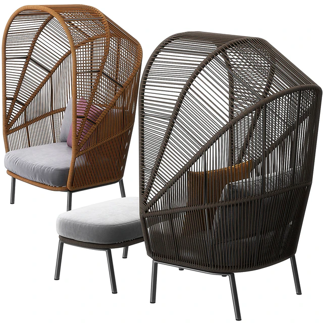 Cocoon Rilly chair by Dedon — Descargar