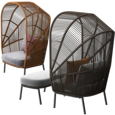 Cocoon Rilly chair by Dedon — Ver 3