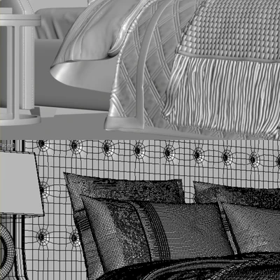 Dantone Home Bed Jarrow Buttons — Ver 2