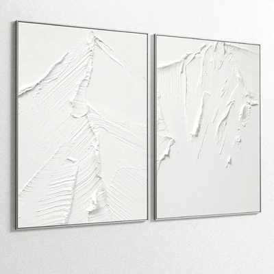 Plaster Two Photo Frame E-125 — Вид 2