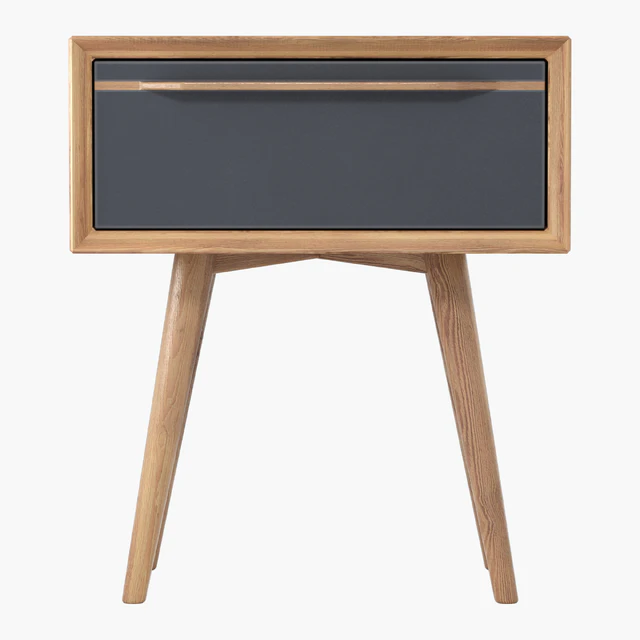 Cabinet Bruni Black with drawer, 45 * 52 * 35 cm — Descargar