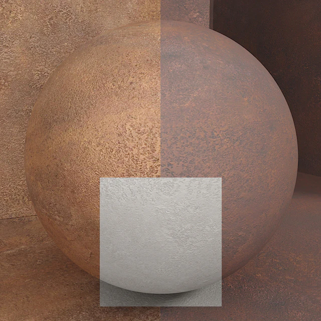 Material (seamless) - plaster, rust, plate set 103 — Descargar