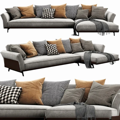 Flexform Este Chaise Lounge — Ver 2