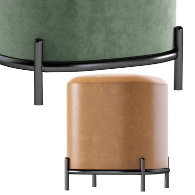Coco Pouf iModern Velvet and Leather/Пуф Coco — Вид 2