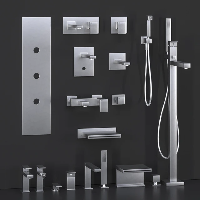 Gessi Rettangolo bathroom mixer collection — Скачать