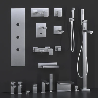 Gessi Rettangolo bathroom mixer collection — Вид 2