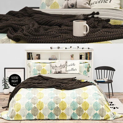 Кровать LONNY STORAGE BED от Pottery Barn — Вид 1