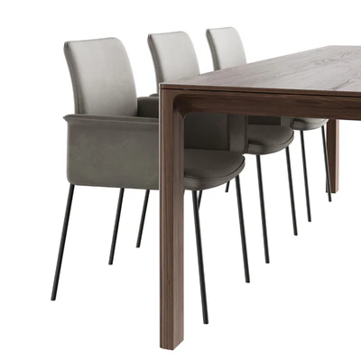 Dining set christine kroencke porto table / jaro 200 chair — Ver 2