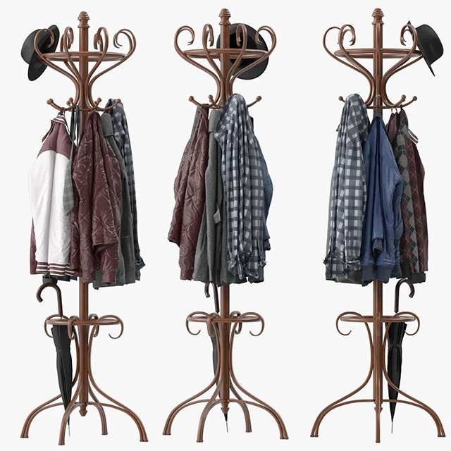 Bentwood Hat & Coat Stand — Descargar