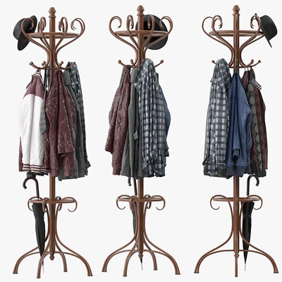 Bentwood Hat & Coat Stand — Ver 1
