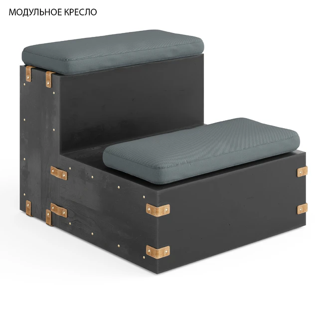 Modular armchair for cafe / bar Handmade — Descargar