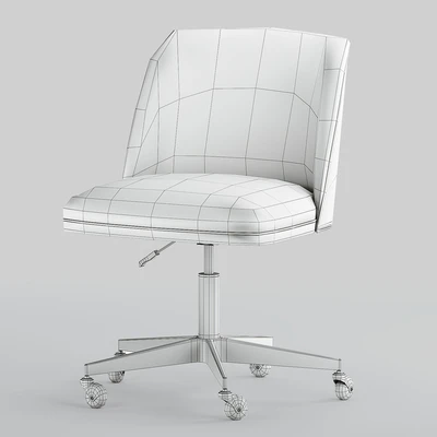 Rh alessa velvet desk chair - antiqud brass — Ver 2