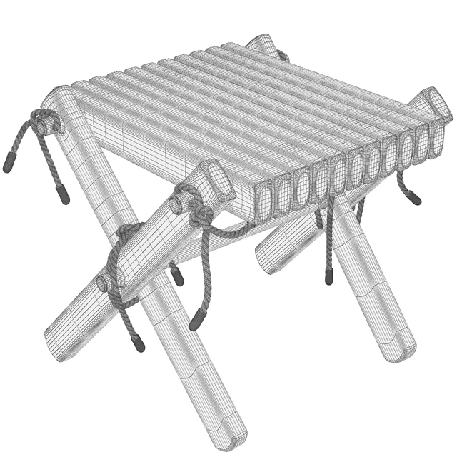 Ribbon Recliner and Ribbon Footstool by Brafab — Descargar